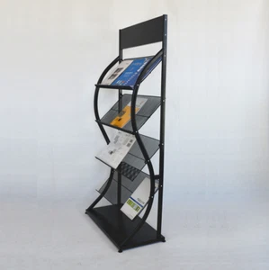 Magazine Floor Stands Multi Layers Brochure Holder Rack Display Large - Picture 1 of 5