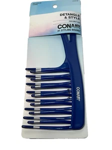 Conair Comb Detangle, Blue - Picture 1 of 2