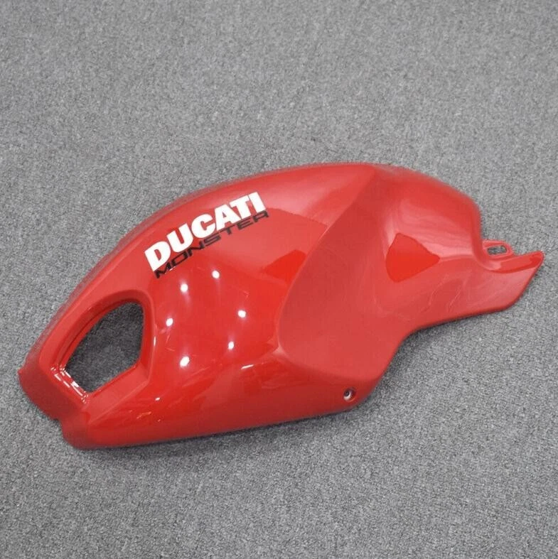 Red Left Tank Side Cover Panel Fairing For Ducati Monster 696 796 1100 Foto 1 de 1