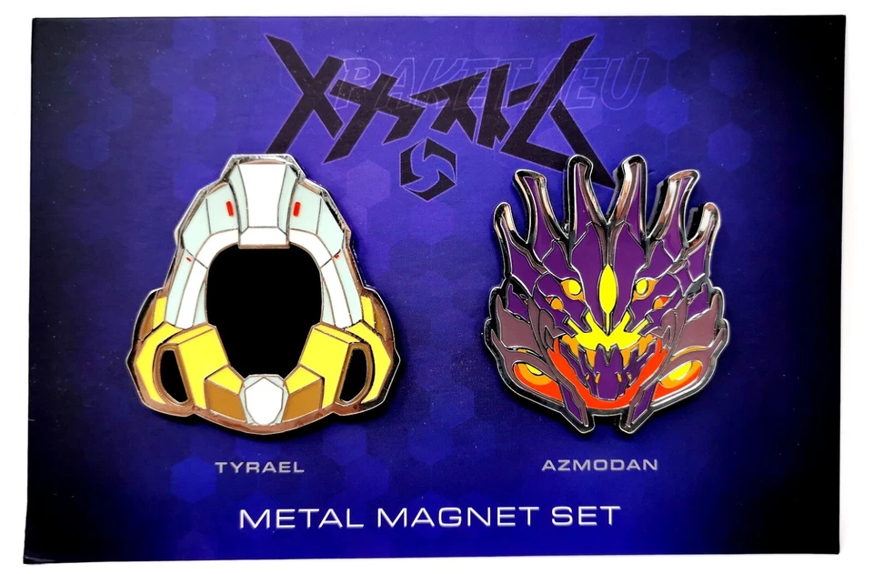 Heroes of the Storm – Mecha Metal Magnet Set Tyrael and Azmodan - RARE - Bild 1 von 4