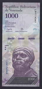 Banknote Venezuela 1000 Bolivares 2017 P.-95b FDS/UNC - Picture 1 of 2
