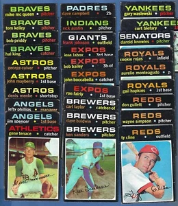 30 verschiedene Vintage 1971 Topps Baseball VG/EX - ALLE KARTEN GESCANNT - SIEHE SCANS - Bild 1 von 21