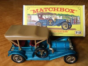 Matchbox Mint Yesteryear Y-12 1909 Thomas Flyabout-Original Box-Flaps Repaired - Picture 1 of 12