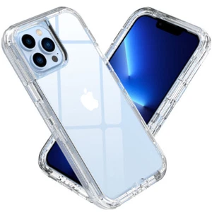 For Apple iPhone 14 13 12 11 Pro Max Plus XR Clear Shockproof Phone Case Cover - Picture 1 of 12