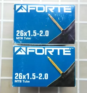 Forte Mountain Bike Tubes (26 x 1.5-2.0) with Presta Valves - Picture 1 of 1