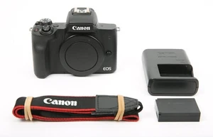 Canon EOS M50 Mark II 24.1MP Mirrorless Digital Camera (Body Only) 9000 Shutter - Picture 1 of 11