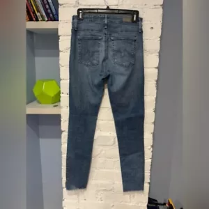 AG Adriano Goldschmied Farrah High Rise Skinny Jeans Size 27R - Picture 1 of 11