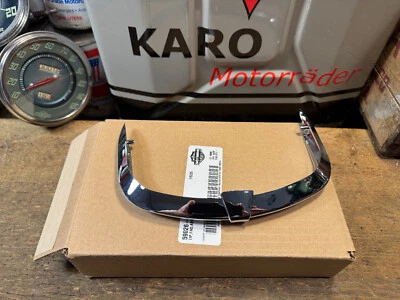 59026-05 ORIG HARLEY® FENDER TIP POSTERIORE SOFTAIL DELUXE® FLSTN® LAMIERA DI PROTEZIONE CROMATA - Immagine 1 di 4