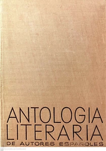 Libro "Antologia Literaria de Autores Españoles" - Imagen 1 de 2