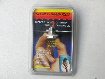 Proform No Mess Oil Pan Drain Plug 1/2" x 20 Thread (66960) - Image 1 of 3