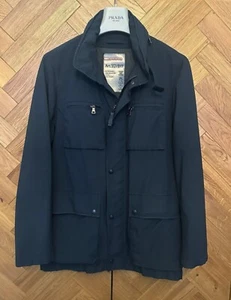 Chaqueta de Campo Prada Milano Cremallera Capucha Etiqueta Roja Limpieza en Seco Auténtica L - Imagen 1 de 11