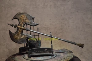 Customized Painted 1/6 DARK SOULS Black Knight Greataxe Action Figure Weapon - Picture 1 of 5