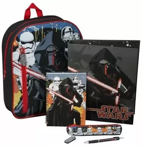Zaino Star Wars zaino con cartella quaderno astuccio matite e borsa scuola penna - Foto 1 di 3