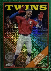 2023 Topps Serie 1 Paquete Plata Verde T88C-89 Byron Buxton 08/99 Gemelos - Imagen 1 de 1