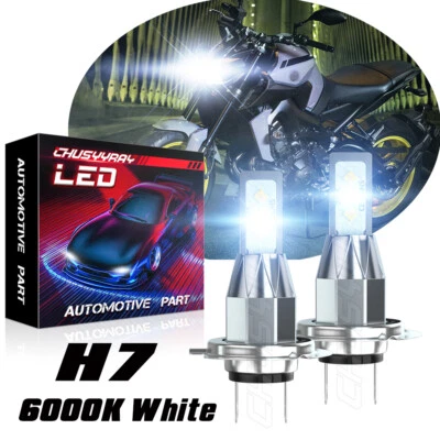 Lâmpadas super brancas feixe Hi/Lo farol de motocicleta LED para Aprilia Shiver 750 900 - Imagem 1 de 4