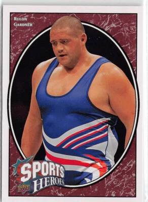 RULON GARDNER #258 2008 UD FOOTBALL HEROES - Image 1 of 2
