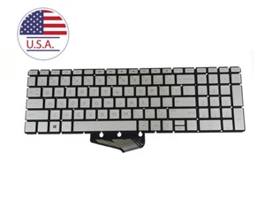 New For HP ENVY 17-ae000 17-ae100 17t-ae000 17t-ae100 CTO Laptop Silver Keyboard - Picture 1 of 6