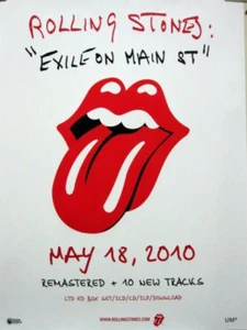 ROLLING STONES 2010 exile box set poster promozionale impeccabile NUOVO vecchio magazzino - Foto 1 di 1