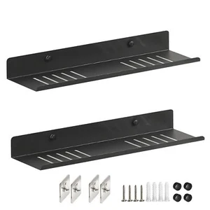 Over The Sink Shelf Metal Wall Mounted Bathroom Countertop Organizer Floating... - Picture 1 of 8
