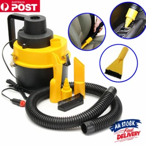 Portable 12V Wet Dry Vac Vacuum Cleaner Inflator Turbo Hand Held Fits Car Home - Picture 1 of 7