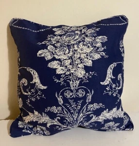 Laura Ashley Josette Midnight 18" Kissen. Handgenähte Vorhänge/Jalousien verfügbar - Bild 1 von 13