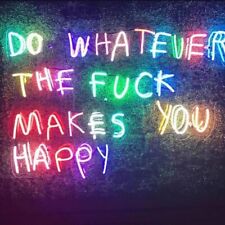 Do Whatever Fu*k Makes You Happy Kitchen Home Man Cave Pub Shed Metal 15cm SIGN