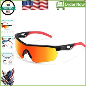 Youth Polarized Sunglasses with Anti-Slip Frame for Outdoor Activities - Picture 1 of 8