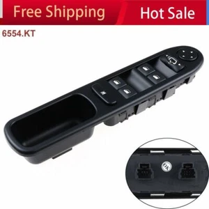6554.KTMaster Power Window Switch For Peugeot 307 2000-2014 Hatchback CC Wagon - Picture 1 of 8