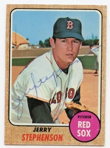 JERRY STEPHENSON Signed 1968 Topps High #519 Red Sox - Picture 1 of 1