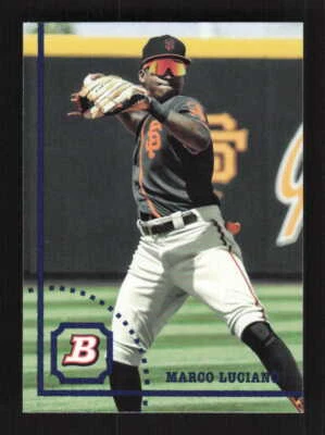 Marco Luciano  2022 Bowman Heritage  Prospects San Francisco Giants #BHP-117 - Image 1 of 2