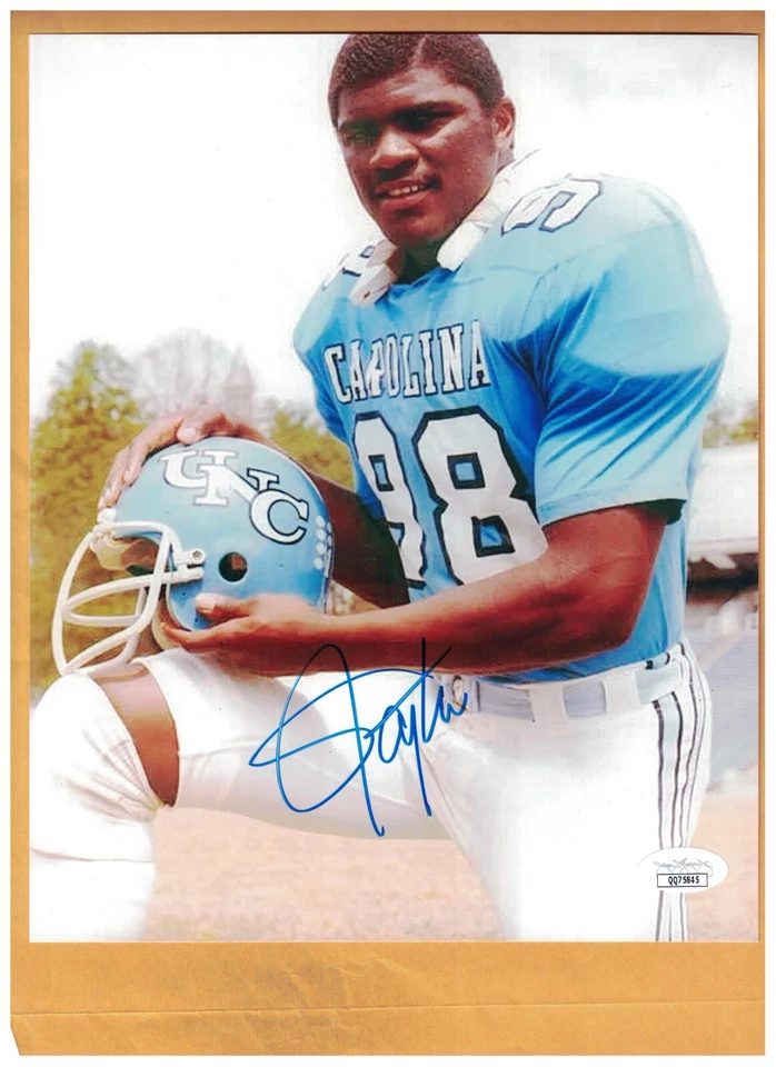 Фотография Лоуренса Тейлора с АВТОГРАФОМ NORTH CAROLINA 8x10 ПОДПИСАННАЯ JSA ПОДЛИННАЯ - Изображение 1 из 1