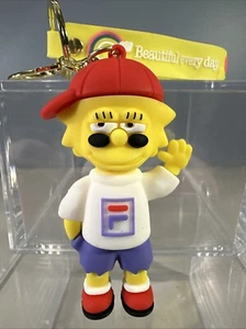 Portachiavi Lisa Simpson Lisa con camicia sportiva bianca NUOVO I Simpson - Foto 1 di 7