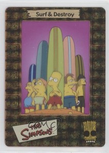 2000 Artbox The Simpsons FilmCardz Foil Cels Surf & Destroy #S-5 12ge