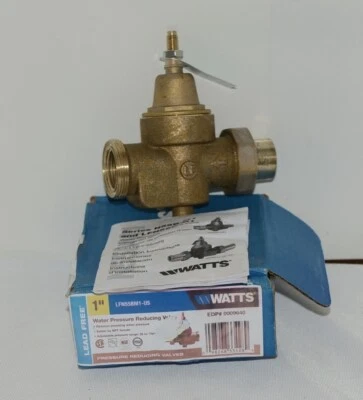 Watts LFN55BM1-US Water Pressure Reducing Valve Lead Free 1 Inch - Image 1 of 4