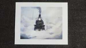 Copy of a watercolor Kim G. Kloecker Train "Rider on the Storm" - Picture 1 of 14