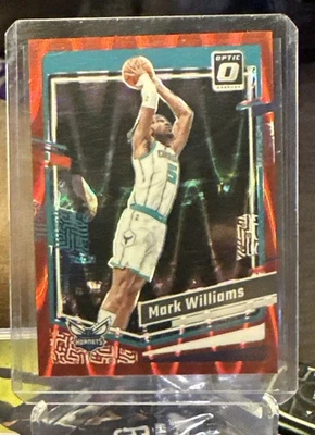 2023-24 Donruss Optic Red Seismic 071/130 #175 Mark Williams Charlotte Hornets - Image 1 of 2