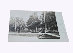 Antique Black & White Photo Postcard 1907 Westfield Wis RPPC Street Scene - Picture 1 of 2