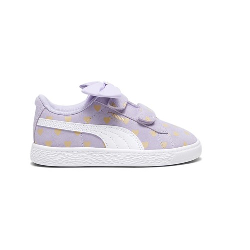 Scarpe casual sneakers PUMA scamosciate classiche Lf ReBow V slip on bambino ragazza viola