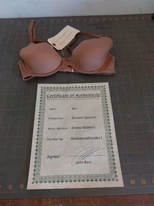 Emma Roberts Scream Queens Wardrobe Dark Pink Bra - Picture 1 of 5