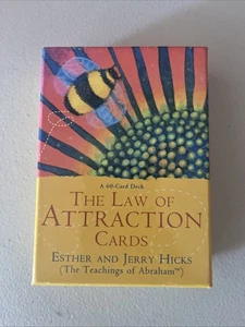 Law of Attraction Cards by Jerry Hicks and Esther Hicks 60 Card Deck Complete - Imagen 1 de 3