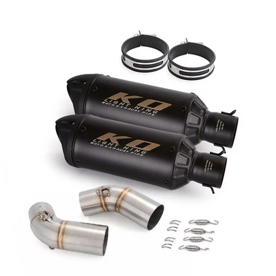 Tubo de escape silenciadores negros para moto Ducati Monster 696 796 795 1100 Foto 1 de 4