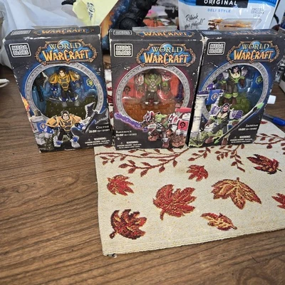 Mega Bloks 91001-91003 Ragerock Ironoak Colton World of Warcraft WOW NEW Set 3 - Image 1 of 4