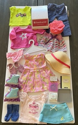 LOTE 100% American Girl Muñeca Marca 18” Ropa, Zapatos y Accesorios Cinta Courtney Foto 1 de 4