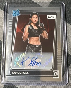 Karol Rosa 2022 Donruss Optic UFC Rated Rookie Auto - Picture 1 of 3