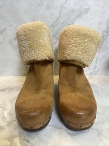 NEU authentische UGG Linea 3204 hellbraun beige Mouton – Damenstiefel EBC25 Größe 9 - Bild 1 von 8