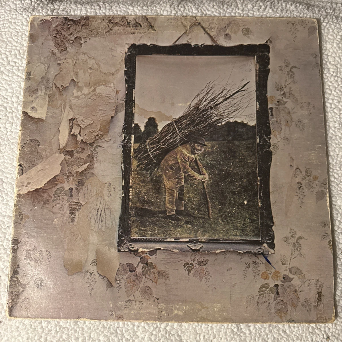 逆羽根 LED ZEPPELIN Ⅳ UKオリジナルPorky Pecko UK オリジナル レコード led Zeppelin 4 LP 逆羽根 LED ZEPPELIN Ⅳ UK