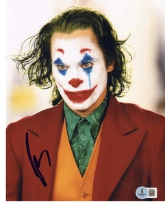 Foto firmada certificada por Beckett Joaquin Phoenix Joker 8x10 DC Comics - Imagen 1 de 1