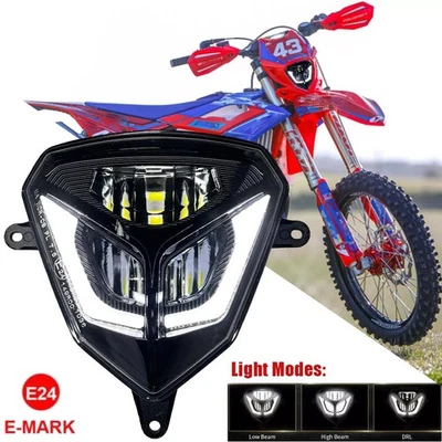 Faro LED haz alto/bajo para BETA RR 125 200 250 300 350 400 450 Xtrainer Foto 1 de 4