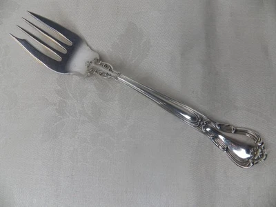 GORHAM CHANTILLY STERLING SILVER SALAD FORK 6 1/2", NO MONOGRAMS HALL MARK - Image 1 of 3