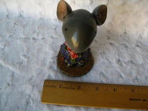 Ratón cabeza bobble, estatuilla - Imagen 1 de 8